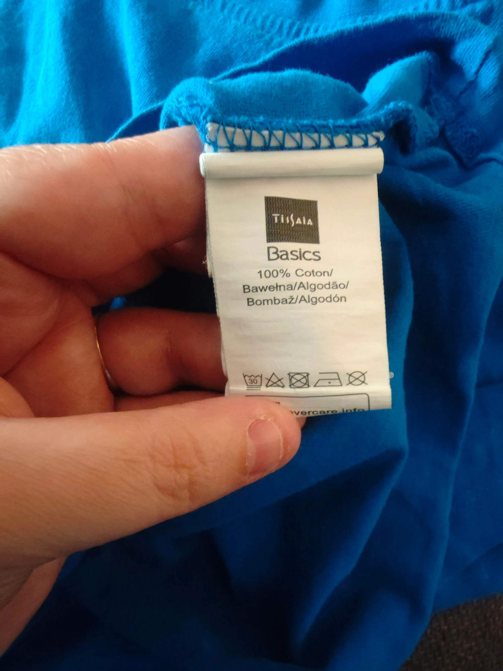 T shirt bleu manche courte taille 6 ans – photo 3
